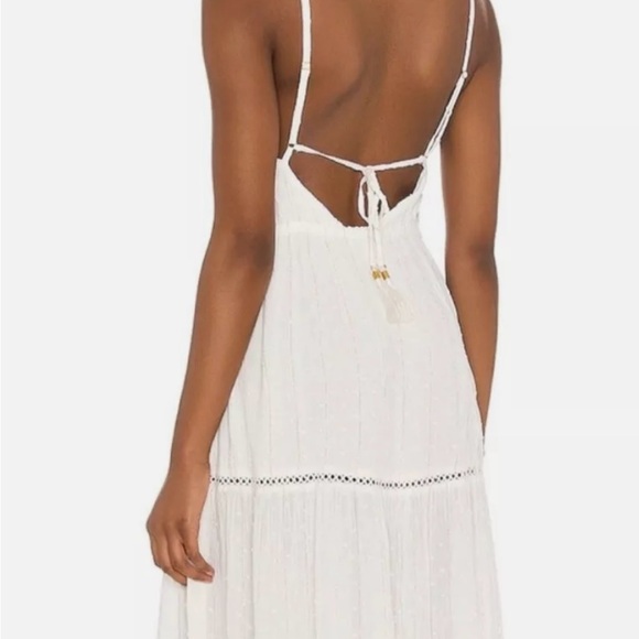 New LSPACE XS white Long Beach coastal maxi strappy dress - Picture 4 of 15